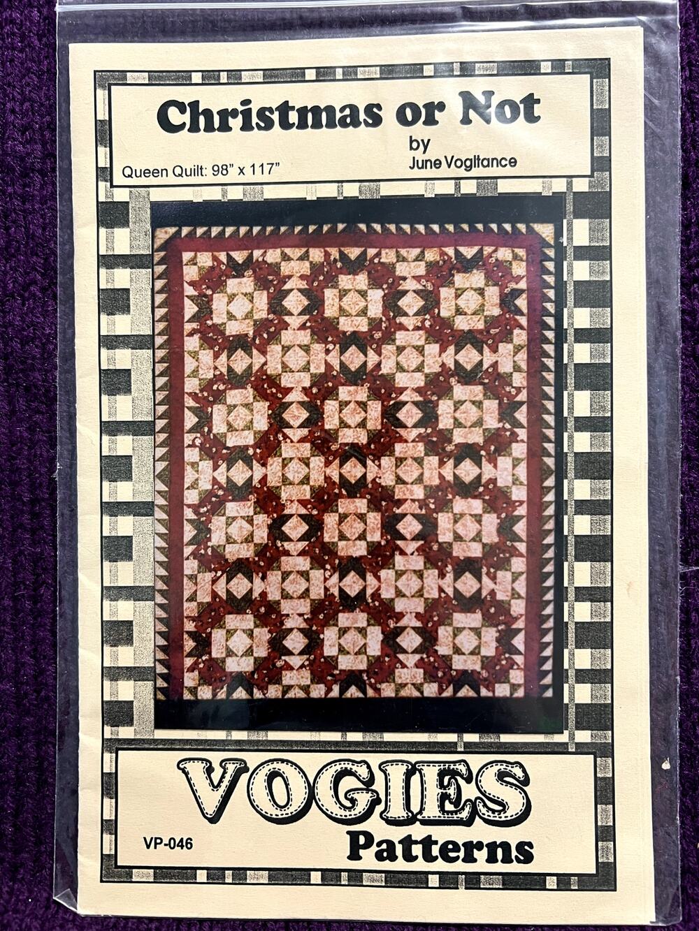 quilt pattern Christmas or Not quilts queen 98in x 117in